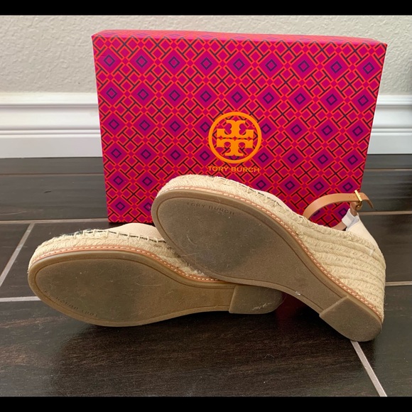 Tory Burch Color Block 85MM Wedge Espadrilles Size 5.5 - Picture 3 of 6